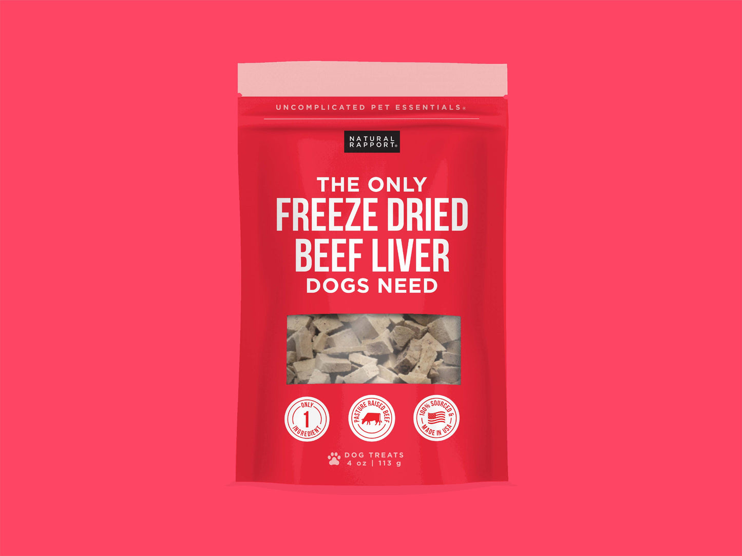 The Only Freeze Dried Beef Liver Dogs Need