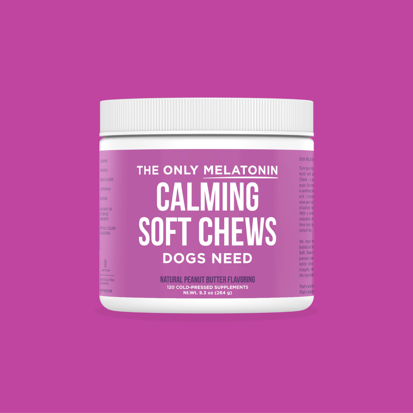 The Only Melatonin Calming Soft Chews Dogs Need