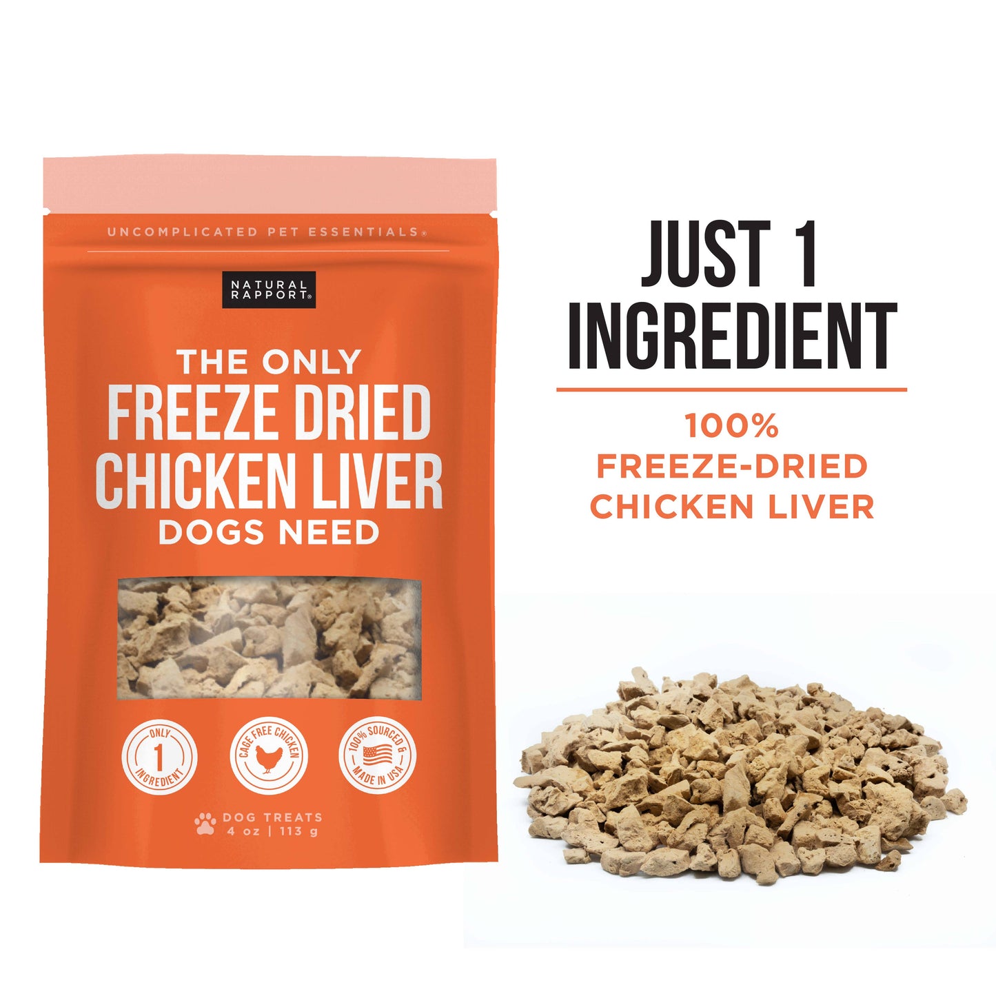 The Only Freeze Dried Chicken Liver Dogs Need