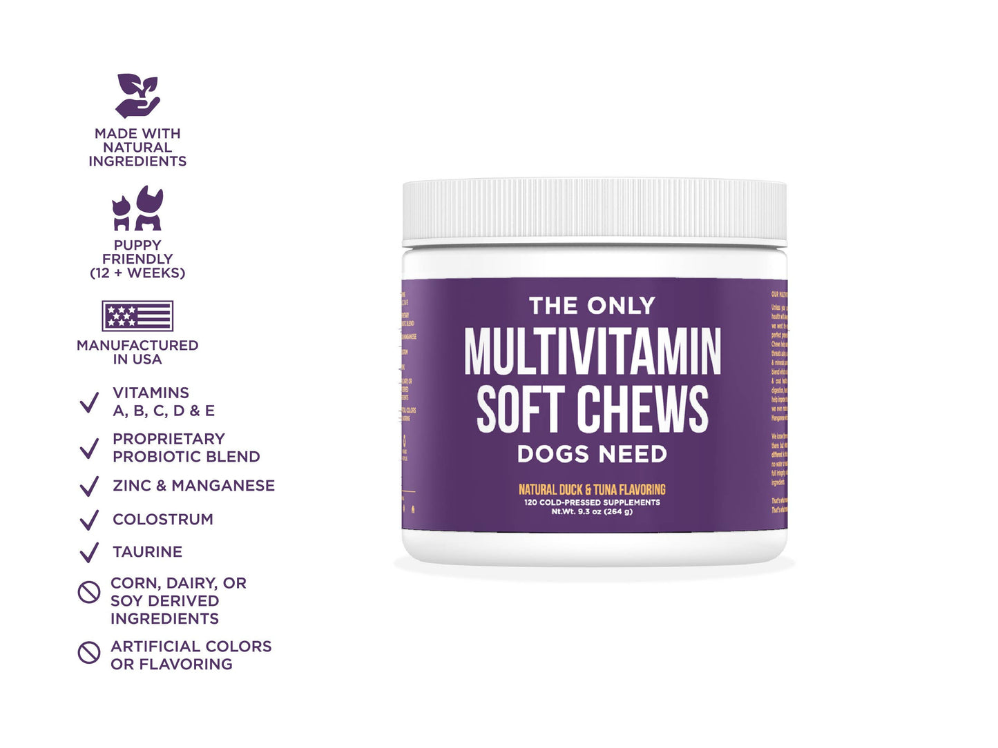 The Only Multivitamin Soft Chews Dogs Need