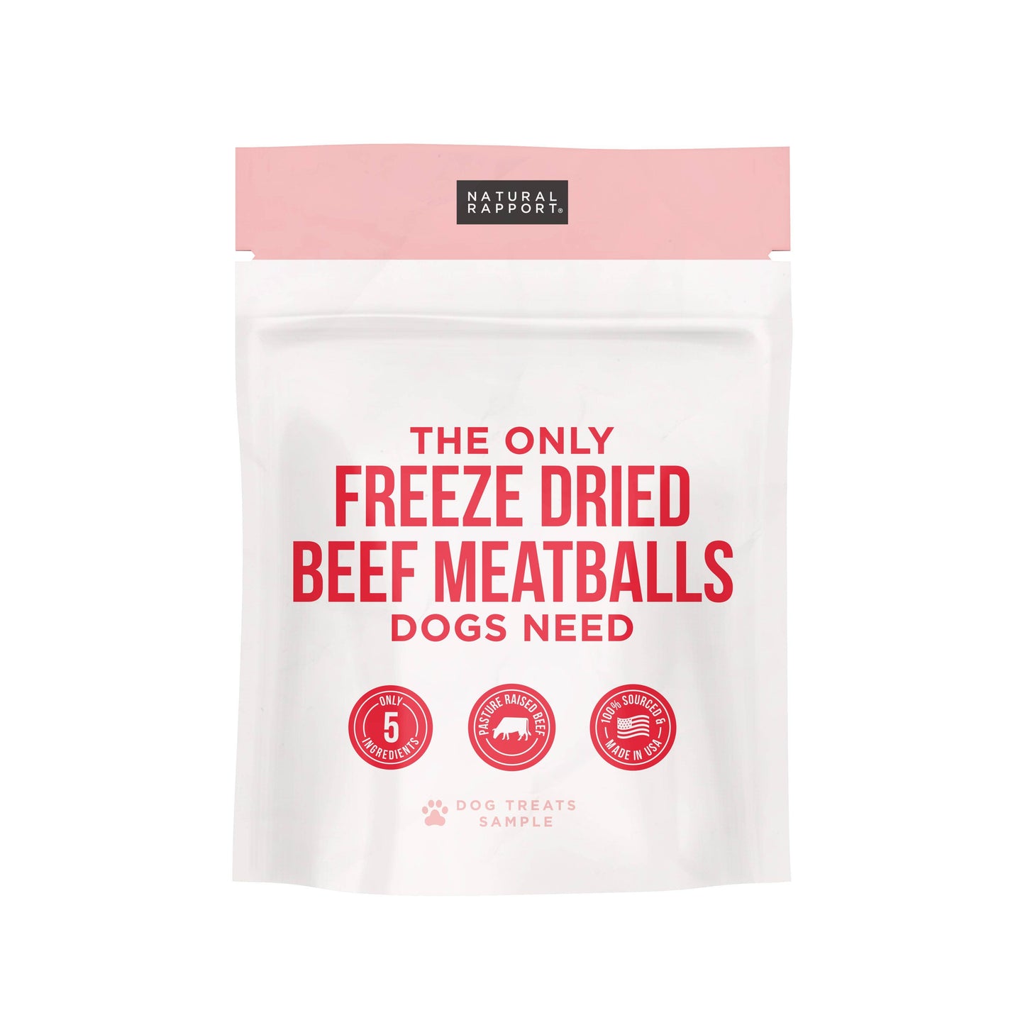 The Only Freeze Dried Beef Meatballs Dogs Need